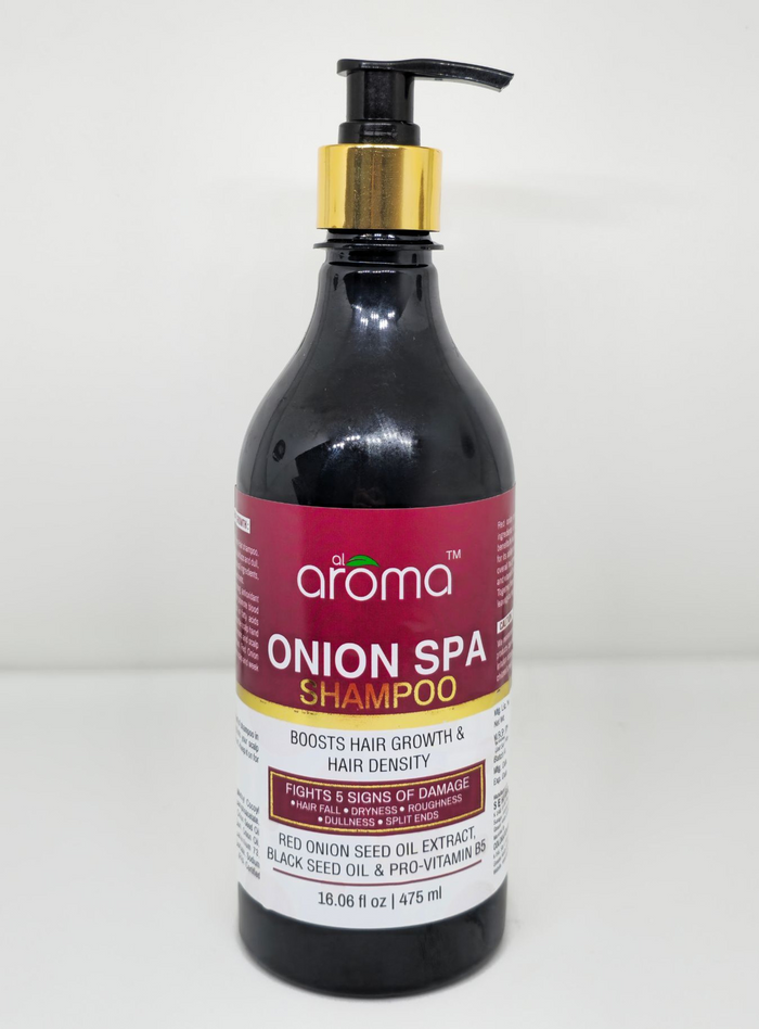 AROMA Onion Spa Shampoo – Boost Hair Growth & Reduce Hair Fall (475 ml)