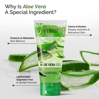 RICHFEEL NATURAL PURE ALOE VERA GEL 100G