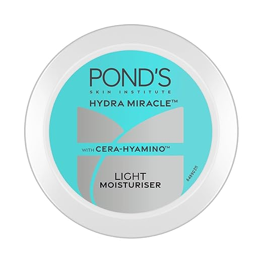 POND'S Light Cream Moisturiser with Cera-Hyamino for 5X Dryness Repair for Soft, Smooth Skin, 50ml