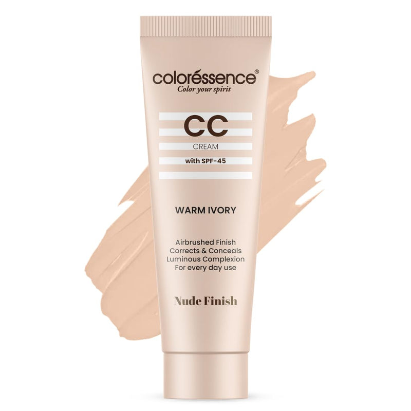 COLORESSENCE CC CREAM WITH SPF-45 WARM IVORY