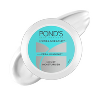 POND'S Light Cream Moisturiser with Cera-Hyamino for 5X Dryness Repair for Soft, Smooth Skin, 50ml