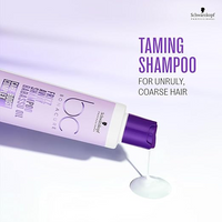 Schwarzkopf Professional Bonacure Frizz Away Shampoo For Men & Women | Anti-Frizz & Smoothing Formula with Babassu Oil | Tames Unruly Hair & Enhances Shine (250ml)