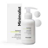 Minimalist Gentle Face Wash With 6% Oat Extract & Hyaluronic Acid For Sensitive Skin (Dry to Normal) | Sulphate Free | Non-Drying | Fragrance Free | Gentle Cleanser (120 ML)