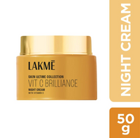 LAKME SKIN ULTIME COLLECTION VIT C BRILLIANCE NIGHT CREAM WITH VITAMIN C 50G