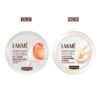 Lakmé Peach Milk Creme Moisturizer with 2% Pro-Ceramide & Peptides | Repairs Damaged Skin Barrier & Gives Intense Hydration | For Dry, Normal & Sensitive 100G