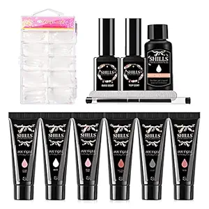 SHILLS Professional Nail Art Fast Building Poly Gel Kit