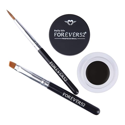 FOREVER52 PROFESSIONAL LONG WEAR GEL EYELINER & TOTTO-GT001 JET BLACK