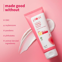 Plum Squalane&Vitamin E Dewy-Bright Sunscreen Spf 50 Pa+++|No White Cast,Lightweight,Non-Sticky|All Skin Types|Sunscreen For Women&Men|100% Vegan|50 G