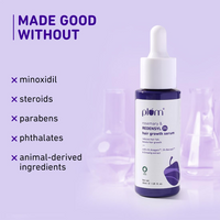 Plum Hair Growth Serum | 3% Redensyl + 4% Anagain + 3% Baicapil | Rosemary & Ginseng Extract | Anti-Hair Fall & Hair Density Booster | For Men & Women, Non-Greasy Formula | 30ml