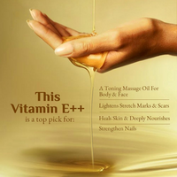 Richfeel Vitamin E Oil | Blend of Almond, Wheatgerm, Walnut & Carrot Oils | Physician Formulated | Antioxidant | Fight Dullness, Damage & Ageing of Skin | Anti-Stretch Marks and Scars | 80 ML