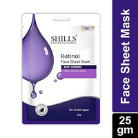 SHILLS PROFESSIONAL RETINOL FACE SHEET MASK ANTI AGEING