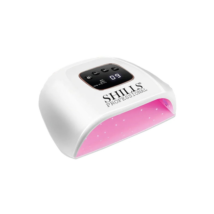 Shills Professional Adored UV LED Nail Lamp, Cordless Gel Nail Dryer Curing Light, White and Pink, 180W