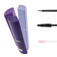 Trio Treat 3-in-1 EYE Beauty Kit with Glossy Liquid Eyeliner, Mascara, Glitter Eyeshadow, Premium Makeup Set