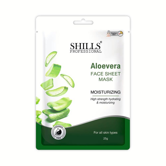 SHILLS PROFESSIONAL ALOEVERA FACE SHEET MASK MOISTURIZING