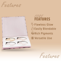 CHARACTER ARTIST MAKEUP PARIS GLOW KIT PALETTE-GK003