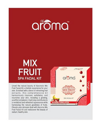 Alaroma Mix Fruit Spa Facial Kit 290g | Nourishing & Revitalizing Facial | Fresh, Glowing & Hydrated Skin | Vitamin-Rich Fruit Facial for Home & Salon Use