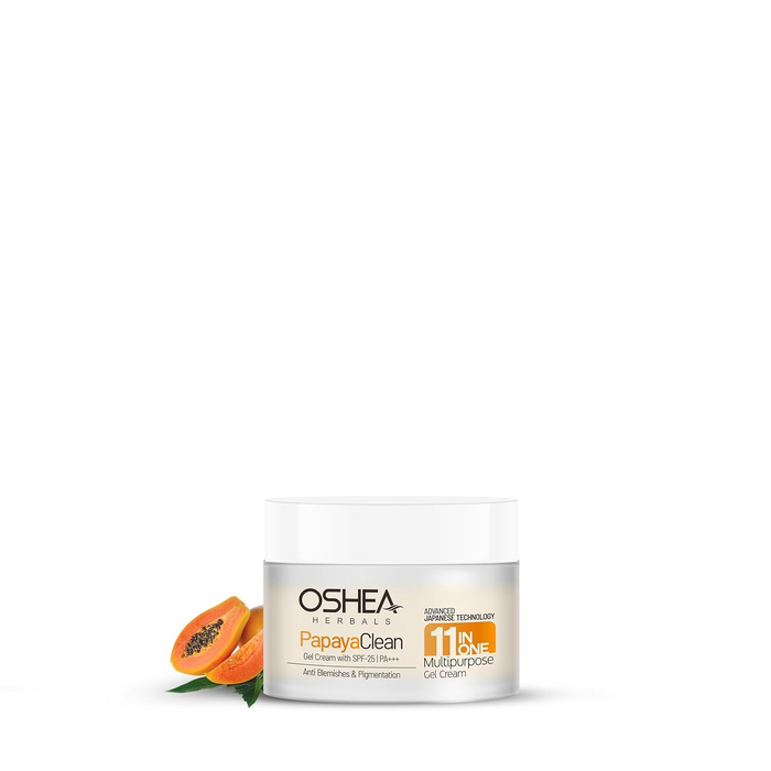 OSHEA HERBALS PAPAYA CLEAN GEL CREAM WITH SPF-25 PA+++ ANTI BLEMISHES & PIGMENTATION 50G