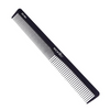 IKONIC CARBON COMB - CC-004 BLACK with Ionic Coating for Static free Styling, evenly spread out teeth and a straight top hold for easy switches between thin and thick sections of hair