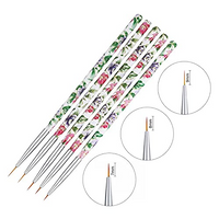 SHILLS PROFESSIONAL FLOWER PRINTED BRUSH SET 5 PCS