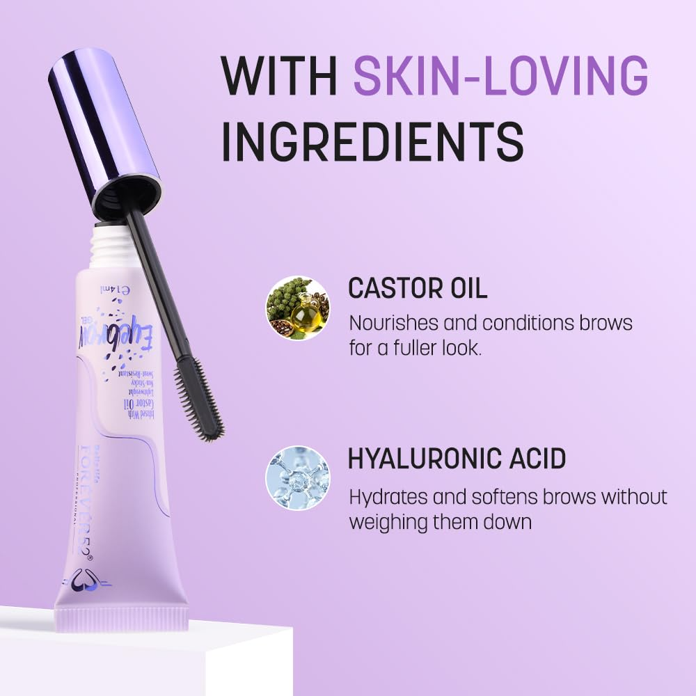 FOREVER52 PROFESSIONAL INFUSED WITH CASTOR OIL LIGHTWEIGHT EYEBROW GEL-FEG001