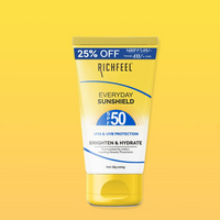 RICHEFEEL NATURAL EVERYDAY SUNSHIELD SPF50 BRIGHTEN & HYDRATE 100G