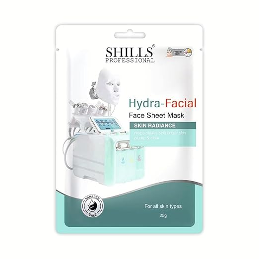 SHILLS PROFESSIONAL HYDRA FACIAL SHEET MASK SKIN RADIANCE 25G