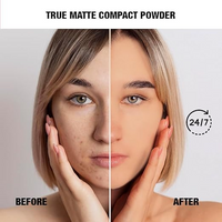 SHOPAAREL TRUE MATTE COMPACT POWDER  HOUR LONG WEAR OIL CONTROL