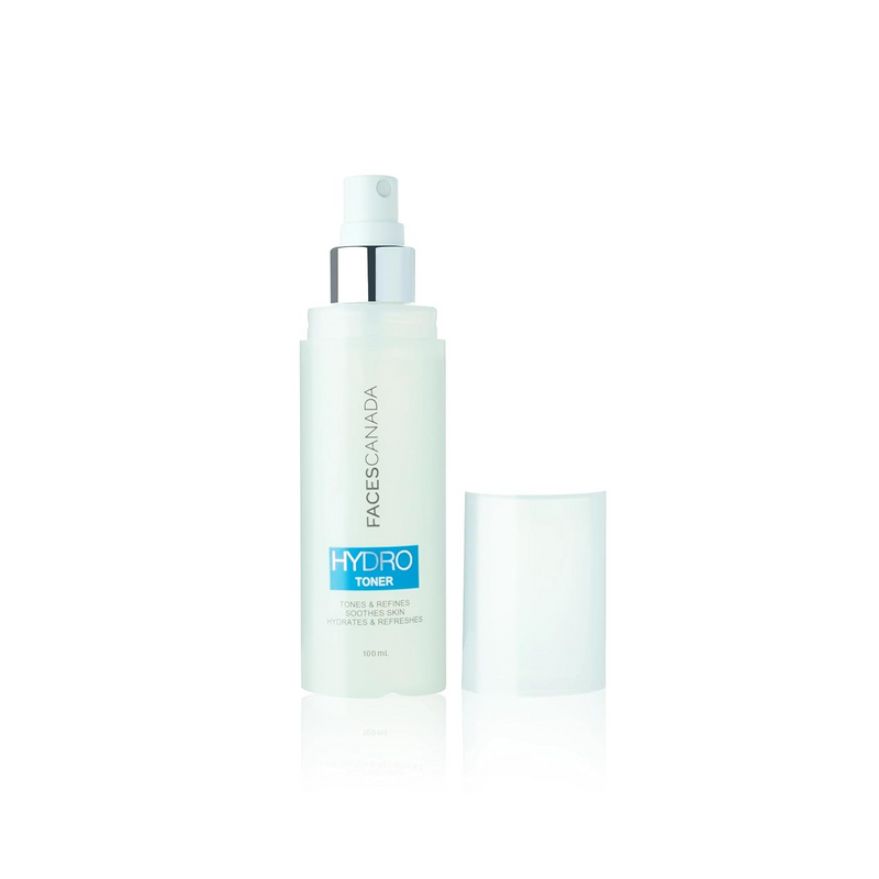 FACES CANADA HYDRO TONER AND REFINES SOOTHES SKIN 100ML
