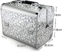 SHILLS PROFESSIONAL Vanity Box Case Makeup Jewelry Nail Polish Beauty Box Beauty Accessories Storage Case