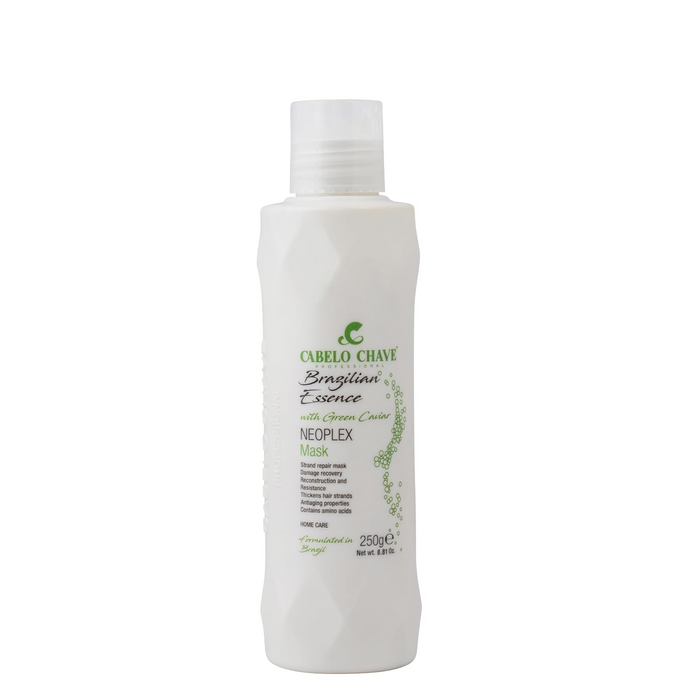 CABELO CHAVE PROFESSIONAL Neoplex Homecare Hair Mask 250g | Green Caviar | Deep Strand Repair & Damage Recovery | Strengthens & Restores | For Men & Women