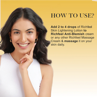 RICHFEEL NATURAL SKIN LIGHTENING LOTION 10ML