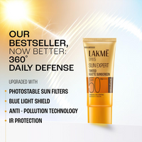 Lakme Sun Expert Tinted Sunscreen SPF 50 PA +++ | Broad spectrum UVA/B protection | Blue light protection | No White Cast | for all dry, oily, normal skin| Matte Finish | 100 g