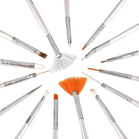 SHILLS PROFESSIONAL SHILLS RAINBOW ACRYLIC BRUSH