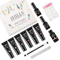 SHILLS PROFESSIONAL Nail Art Fast Building Poly Gel Kit