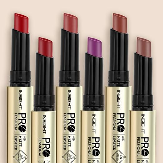 INSIGHT Professional Air Matte Lipstick | Smooth Finish | All Day Comfort | Infused with Rosehip Oil and Avocado Butter | One Swipe Color 3G