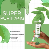 RICHFEEL NATURAL NEEM FACE WASH PURIFIES & DEEP CLEANSES