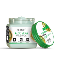 DR.RASHEL Aloe Vera Face Pack for Glowing Skin, Oil Control, Acne, Pimples, Detan, Blemishes, Pigmentation & Brightening, Face Cleansing for Face & Body (380 Ml)