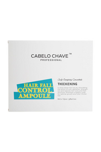 CABELO CHAVE PROFESSIONAL Hair Fall Control Ampoule | Scalp Energizing Concentrate | Strengthens Roots & Promotes Thicker Hair | Anti-Hair Loss Treatment for Men & Women