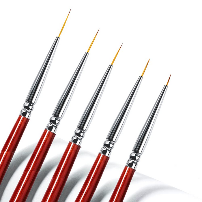 SHILLS PROFESSIONAL WOODEN BRUSH LINER 5PCS SET