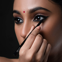 RENEE Hard Black Kajal Pen with Sharpener | 24 Hrs Stay | Long Lasting | Super Black Kajal Pencil