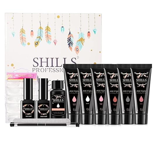 SHILLS PROFESSIONAL Nail Art Fast Building Poly Gel Kit
