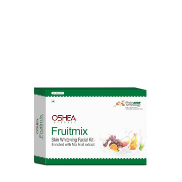 Oshea Herbals Fruitmix Skin Brightening Facial Kit for All Skin Types | Reduce Wrinkles & Nourishes Skin with Tighten Pores | Enriched with Mix Fruit Extract -64 g