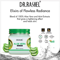 DR.RASHEL Aloe Vera Face Pack for Glowing Skin, Oil Control, Acne, Pimples, Detan, Blemishes, Pigmentation & Brightening, Face Cleansing for Face & Body (380 Ml)