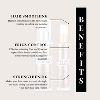 CABELO CHAVE PROFESSIONAL Keratin Hair Serum | With Keratin Protein | Reduces Frizz & Flyaways | Provides Deep Hydration & Smooth Shine | For All Hair Types | Men & Women | 50ml