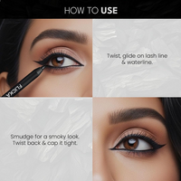 FLICLA KOHL AS COAL WATER PROOF KAJAL PENCIL