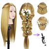 Dummy /Hair Dummy For Hair Styling/Hair Dummy For Hair Styling Practice/Salon Mannequin For Hairstyle Practice Golden.