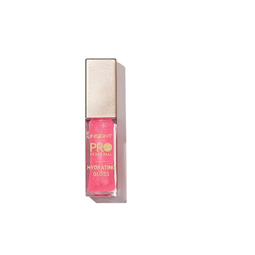 INSIGHT Professional Hydrating Lip Gloss | Non-Sticky, Long-Lasting Moisture & Shine | Infused with Vitamin E & Coconut Oil | Sheer, Glossy Finish | For Soft, Plump Lips (10g)