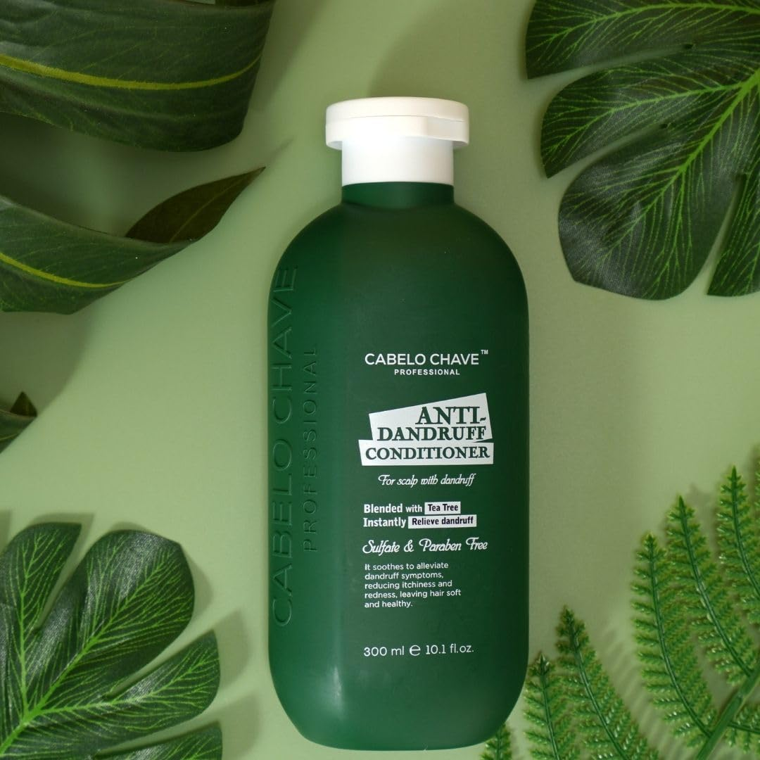 CABELO CHAVE PROFESSIONAL Anti-Dandruff Conditioner | With Tea Tree for Scalp Relief & Flake Control | Instantly Soothes & Nourishes | 300ml