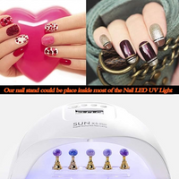 SHILLS PROFESSIONAL MAGNETIC NAIL STAND SILVER ( 5 PCS )