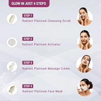 LOTUS HERBALS RADIANT PLATINUM CELLULAR ANTI-AGEING FACIAL KIT